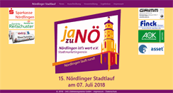 Desktop Screenshot of noerdlinger-stadtlauf.de