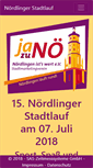 Mobile Screenshot of noerdlinger-stadtlauf.de